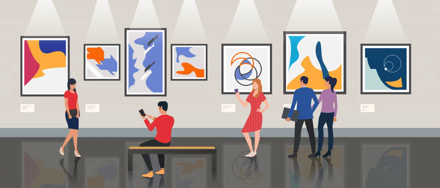 The use of BLE Beacon in the Art Gallary